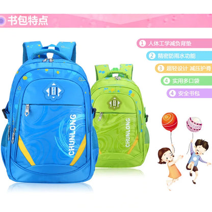 waterproof children School Bags boys Girls primary school Backpacks kids book bag Schoolbag Orthopedic Backpack mochila infantil