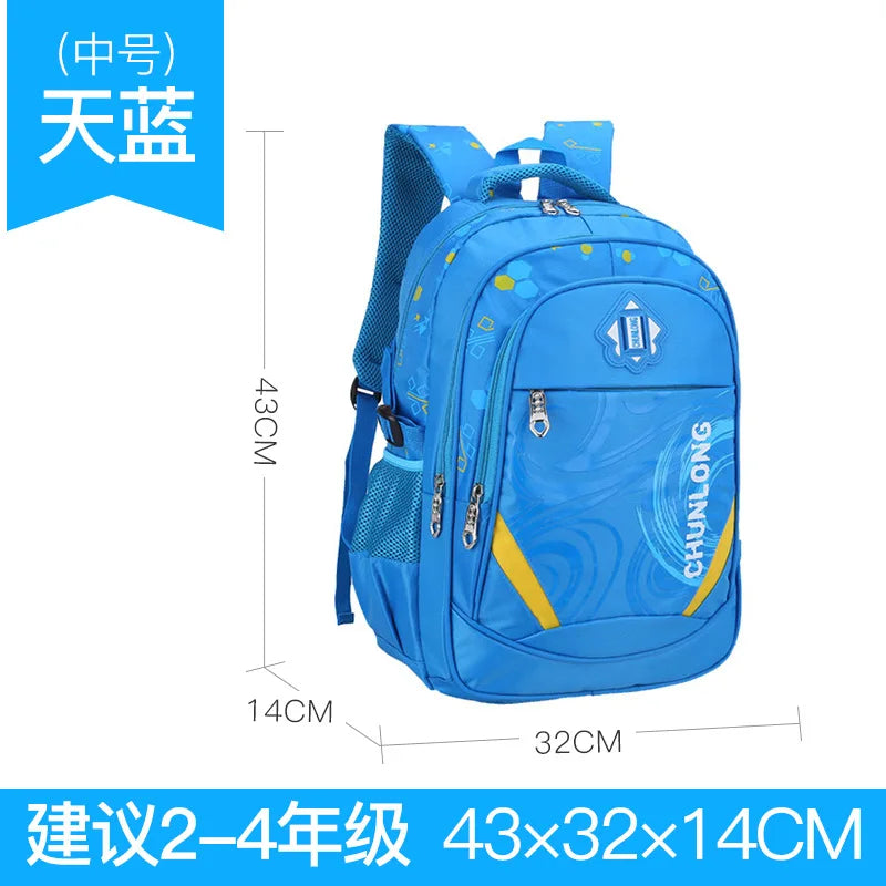waterproof children School Bags boys Girls primary school Backpacks kids book bag Schoolbag Orthopedic Backpack mochila infantil