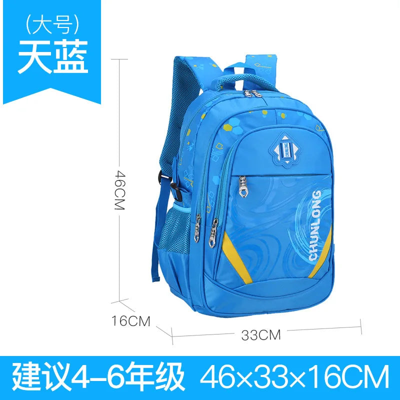 waterproof children School Bags boys Girls primary school Backpacks kids book bag Schoolbag Orthopedic Backpack mochila infantil