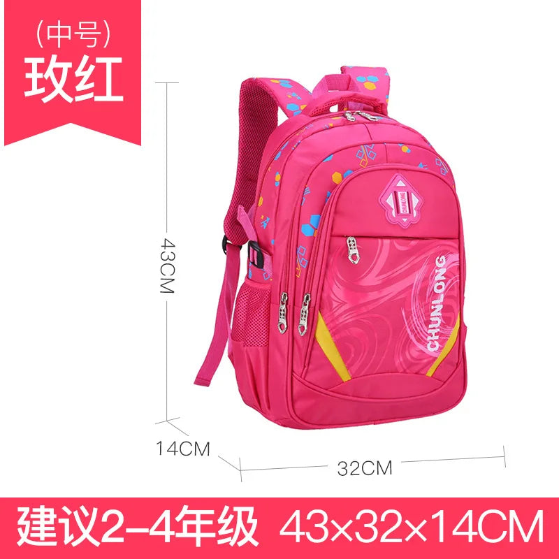 waterproof children School Bags boys Girls primary school Backpacks kids book bag Schoolbag Orthopedic Backpack mochila infantil