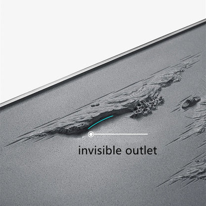 weighted black stone tea tray master handmade carved invisible water draining holes outlet tea table serving tray 80cm