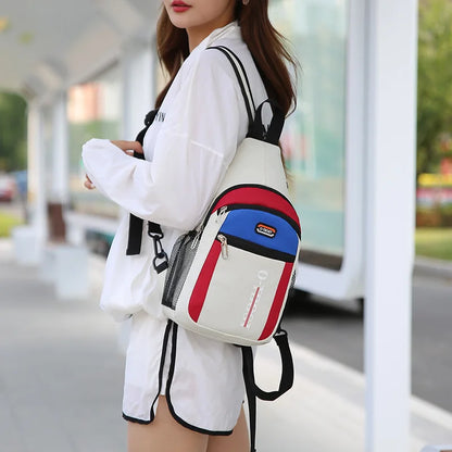 women mini backpack small chest bag fashion messenger bag female travel sports bag crossbody bag shoulder bag for mobile phone