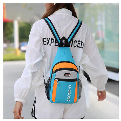 women mini backpack small chest bag fashion messenger bag female travel sports bag crossbody bag shoulder bag for mobile phone