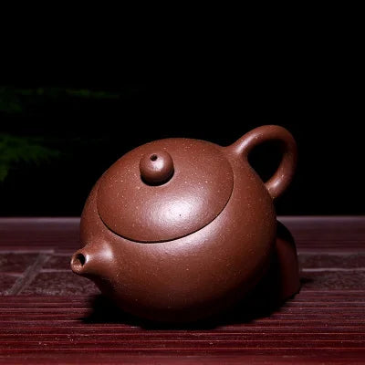 xishi tea pot marked real yixing zisha pot of tea Chinese tea pots purple clay duan clay zhu ni republic green clay pots 110cc