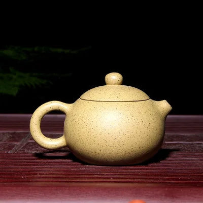 xishi tea pot marked real yixing zisha pot of tea Chinese tea pots purple clay duan clay zhu ni republic green clay pots 110cc