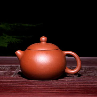 xishi tea pot marked real yixing zisha pot of tea Chinese tea pots purple clay duan clay zhu ni republic green clay pots 110cc