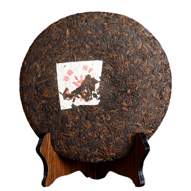 357g, CHINA Puer Tea Yunnan QIZI ZHE SI HAO Pu-erh Pu'er Tea Cake RIPE Tee 普洱熟茶饼