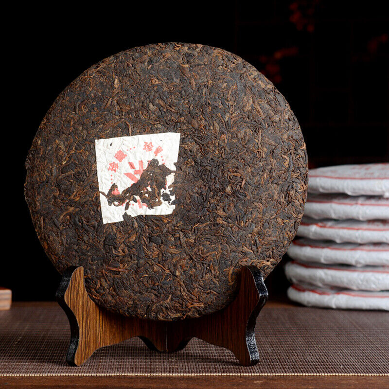 357g, CHINA Puer Tea Yunnan QIZI ZHE SI HAO Pu-erh Pu'er Tea Cake RIPE Tee 普洱熟茶饼